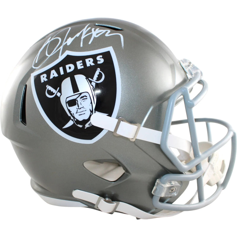 Bo Jackson Signed Las Vegas Raiders Full Size Replica Flash Helmet