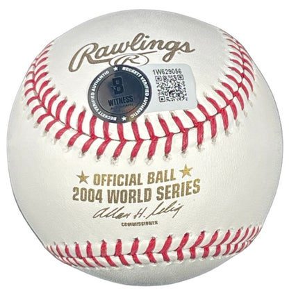 Terry Francona Signed 2004 World Series Baseball Inscribed Curse Reversed BAS