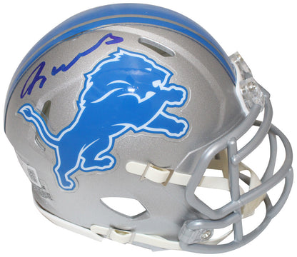 Jameson Williams Signed Detroit Lions Mini Helmet (Beckett)