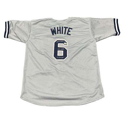 Roy White Signed New York Yankees Custom Jersey Beckett COA