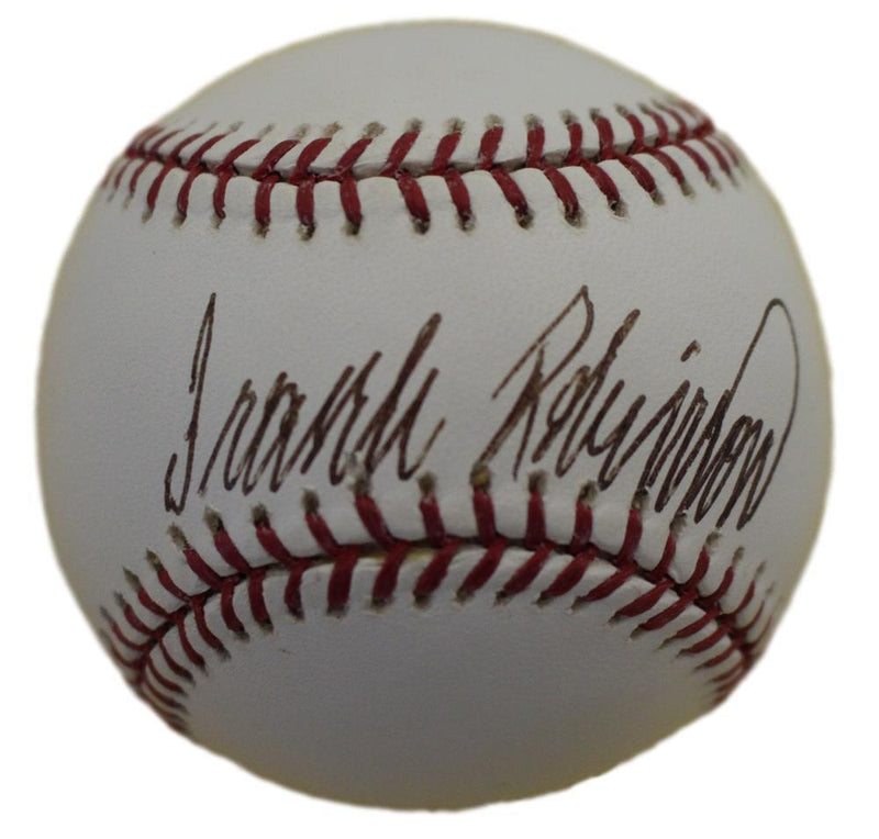 Frank Robinson Autographed Baltimore Orioles Official Major League Baseball BAS
