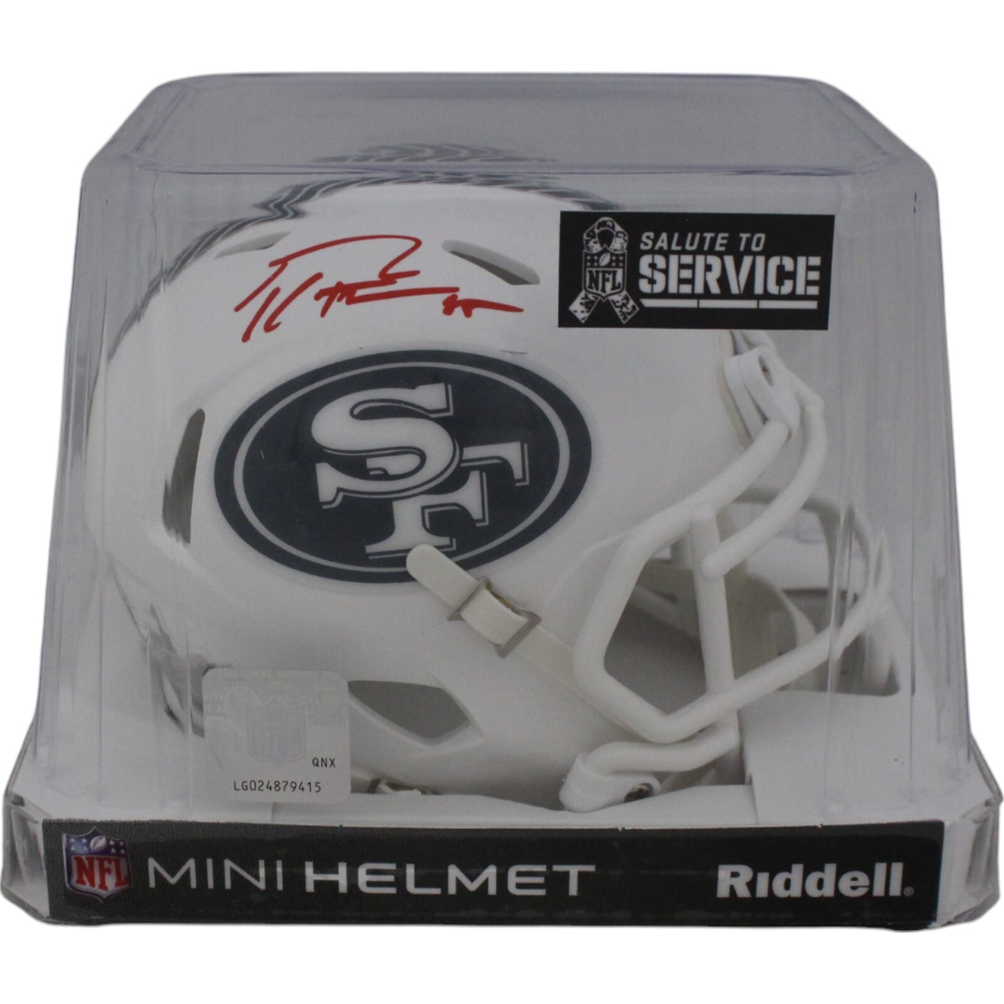 George Kittle Signed San Francisco 49ers 2024 STS Mini Helmet
