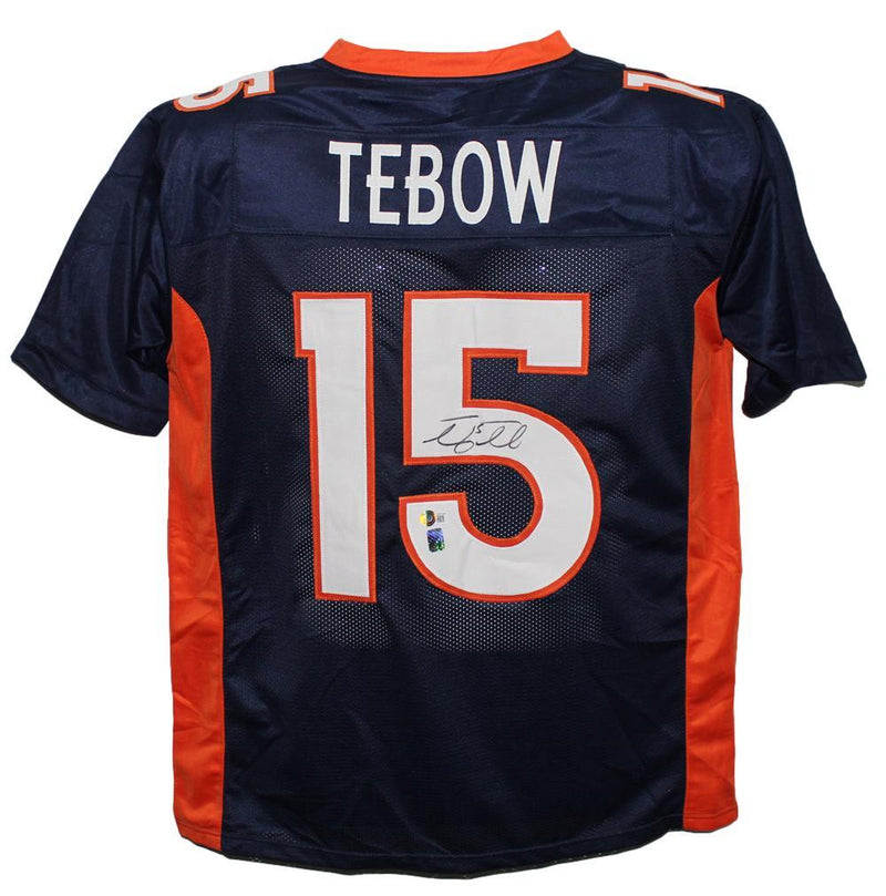 Tim Tebow Autographed Denver Broncos Custom Pro Style Jersey