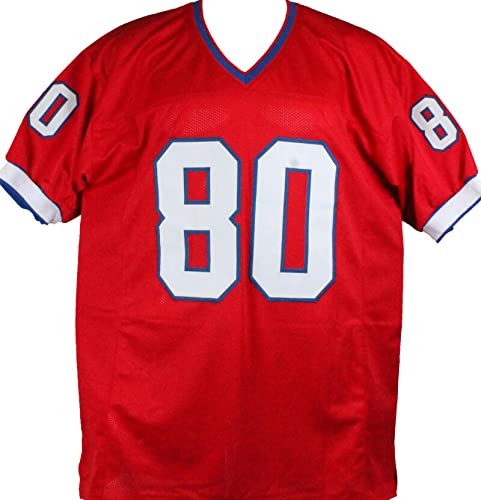 Eric Moulds Signed Buffalo Bills Red Custom Jersey