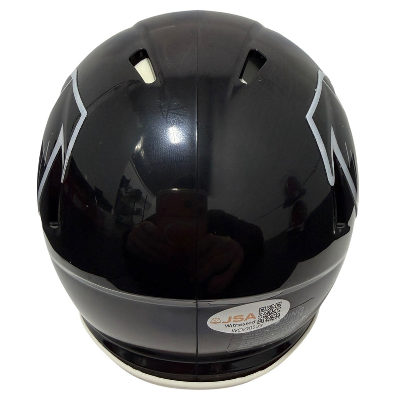 Andre Rison Signed Atlanta Falcons Throwback Mini Helmet JSA