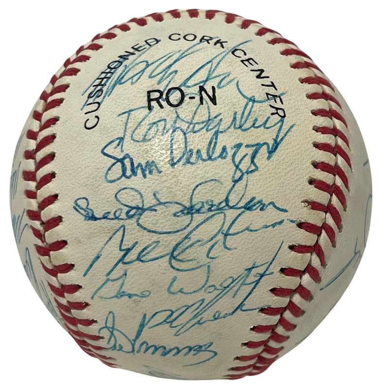 1988 New York Mets Team Signed National League Baseball JSA LOA