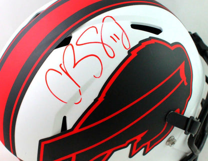 Cole Beasley Autographed Buffalo Bills Lunar Full Size Helmet