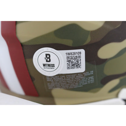 Patrick Willis San Francisco 49ers Signed Camo Mini Helmet (HOF)