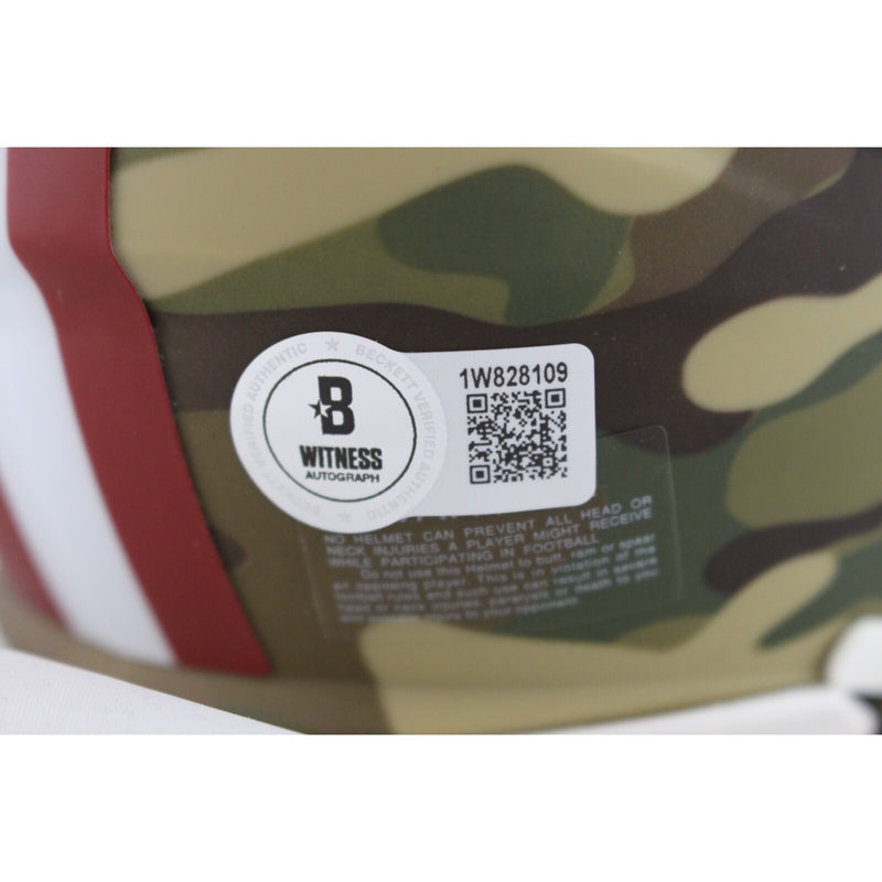 Patrick Willis San Francisco 49ers Signed Camo Mini Helmet (HOF)