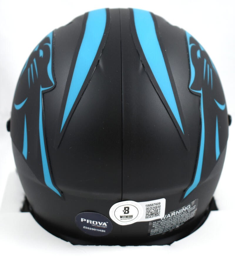 Luke Kuechly Signed Carolina Panthers Eclipse Speed Mini Helmet