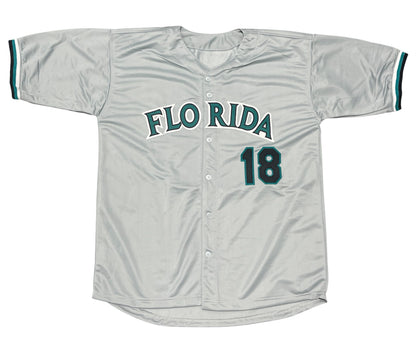 Moises Alou Florida Marlins Signed Custom Baseball Jersey