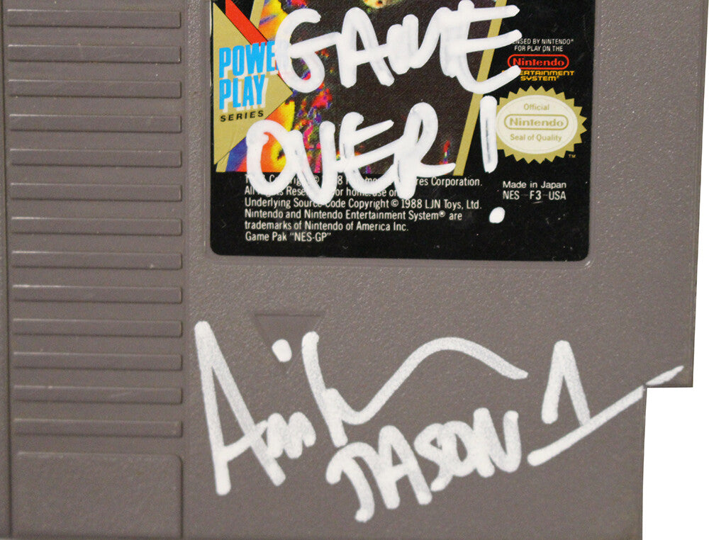 Ari Lehman Signed Friday the 13th NES Game Cartridge (BAS COA)