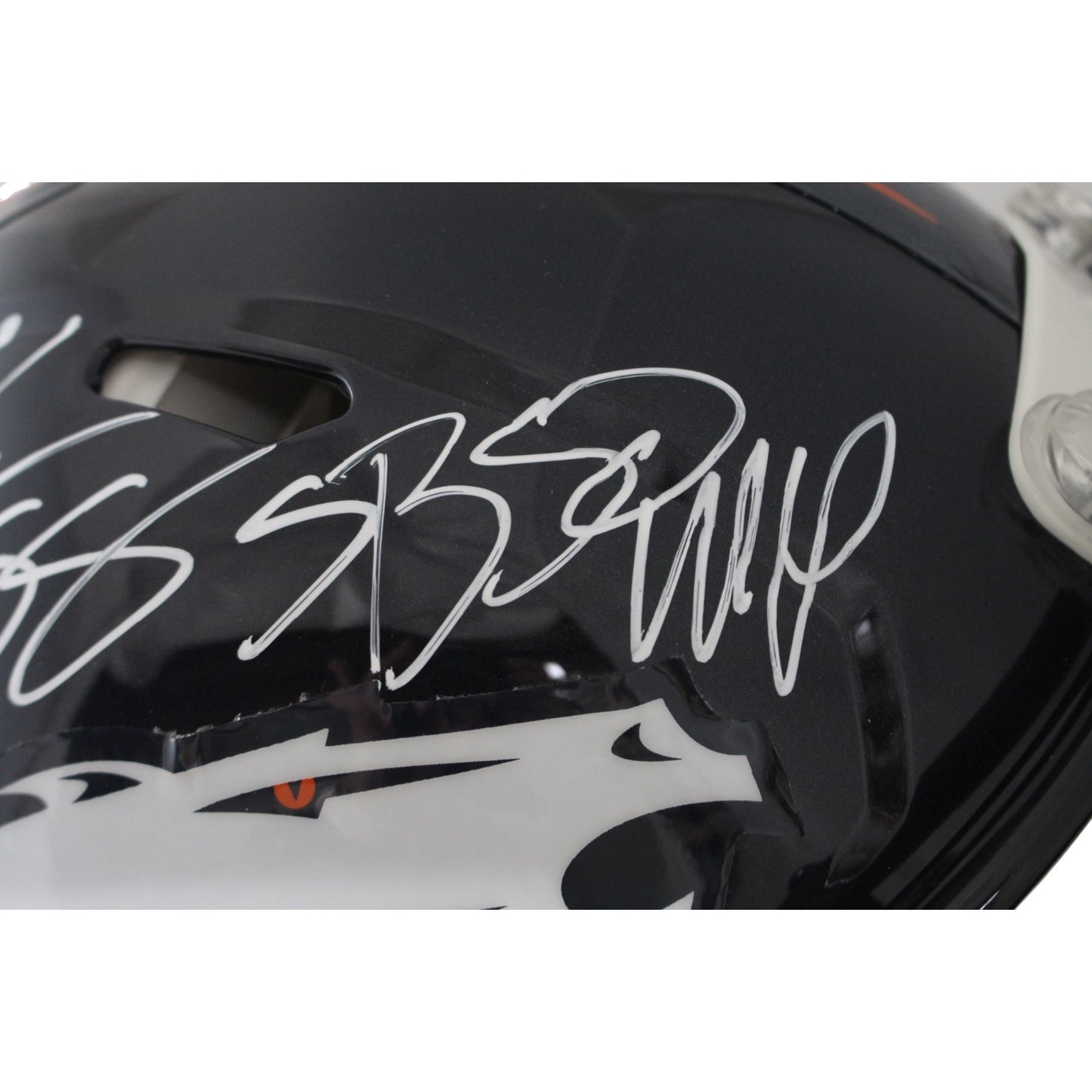 Von Miller Denver Broncos Signed Authentic Throwback Full Size Helmet (SB 50 MVP)