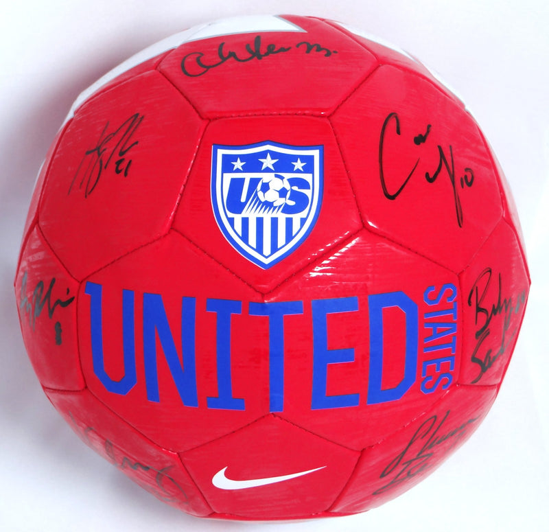 USWNT Multi-Signed Team USA Nike Soccer Ball (9 Signatures)