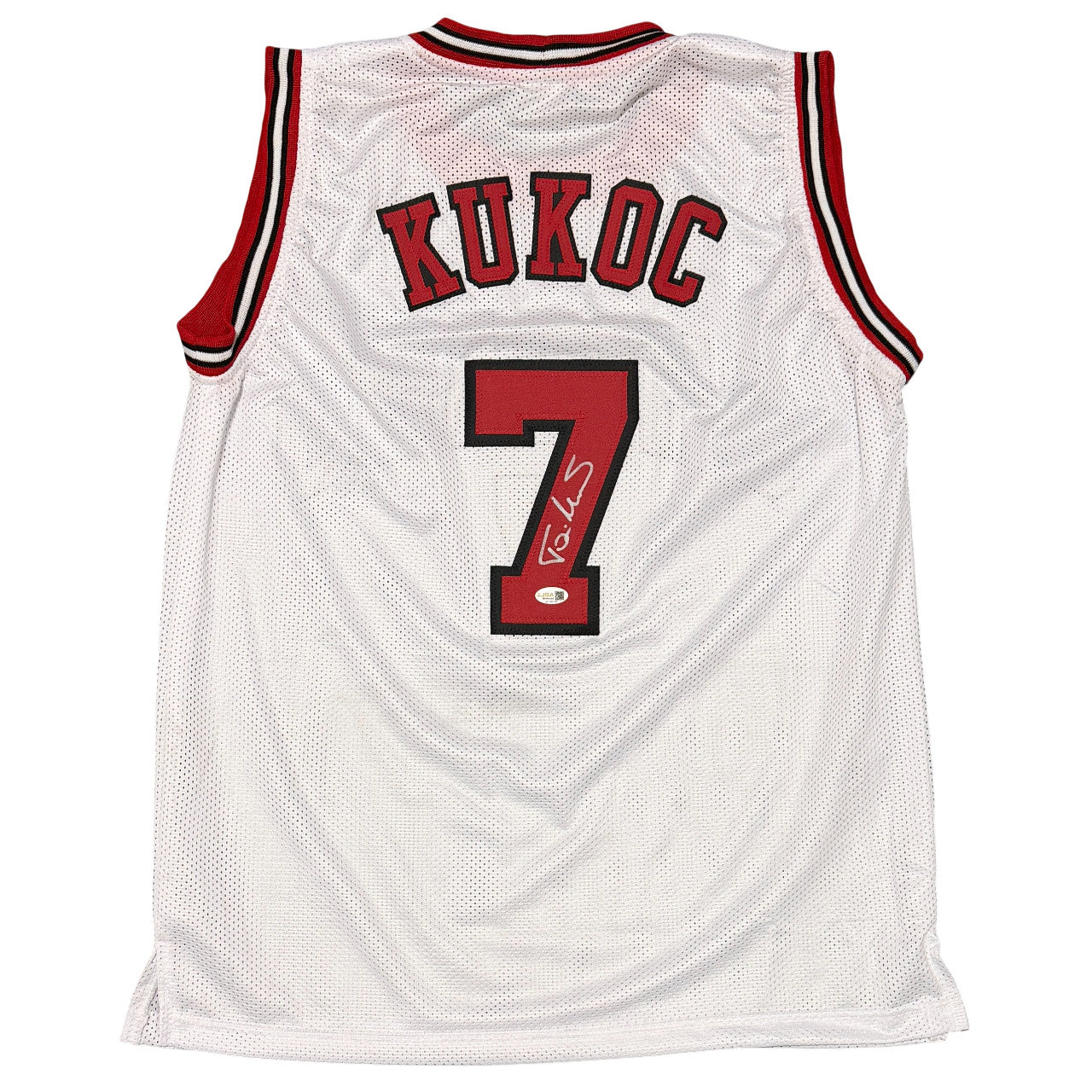 Toni Kukoc Signed Chicago Bulls Custom Jersey