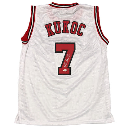 Toni Kukoc Signed Chicago Bulls Custom Jersey