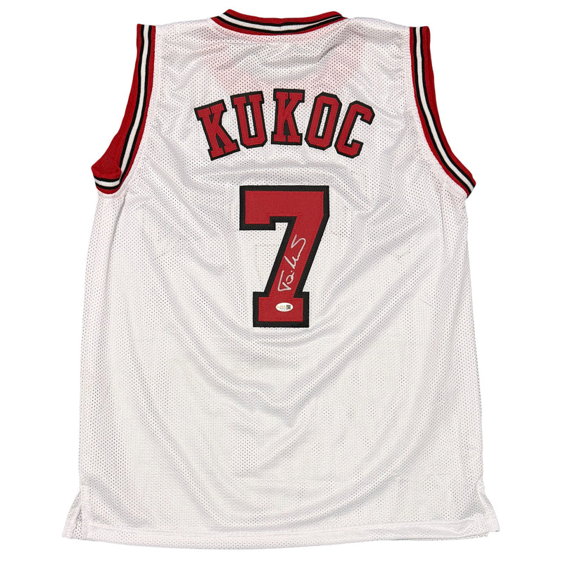 Toni Kukoc Signed Chicago Bulls Custom Jersey
