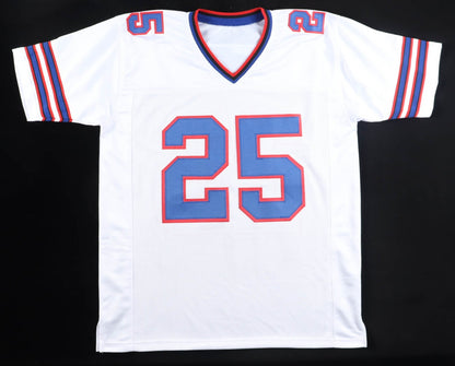 LeSean McCoy Autographed Buffalo Bills White Custom Jersey (JSA)