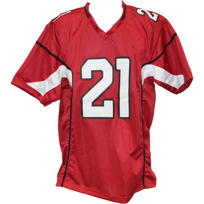 Patrick Peterson Autographed Red Pro Style Jersey (Beckett Witnessed)