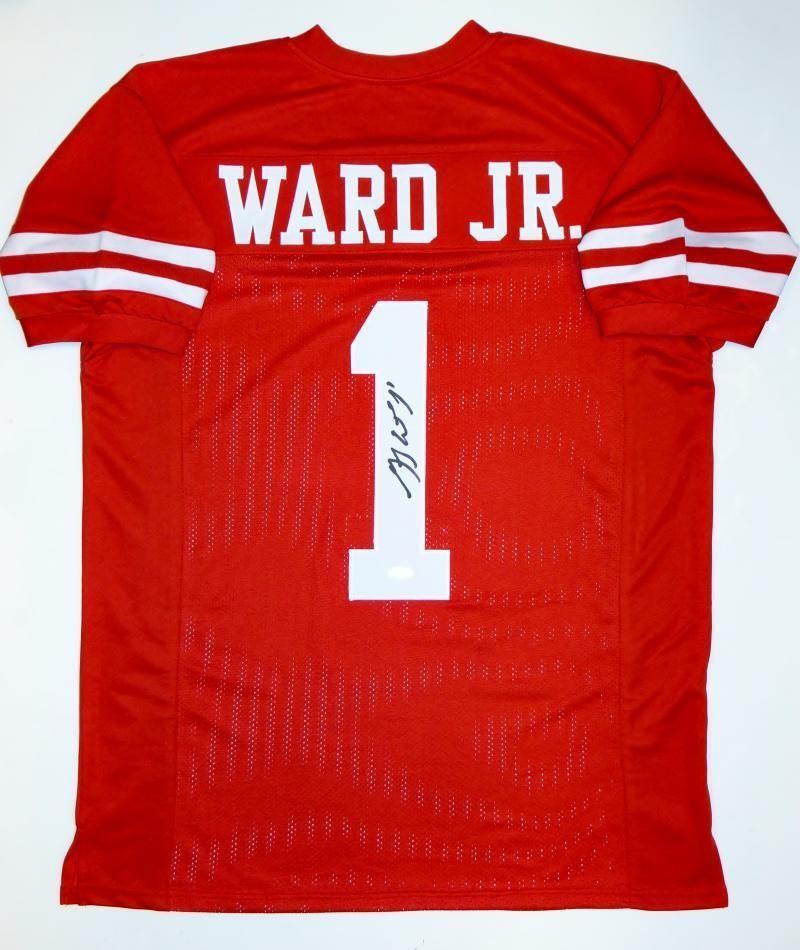 Greg Ward Autographed Red Custom Football Jersey