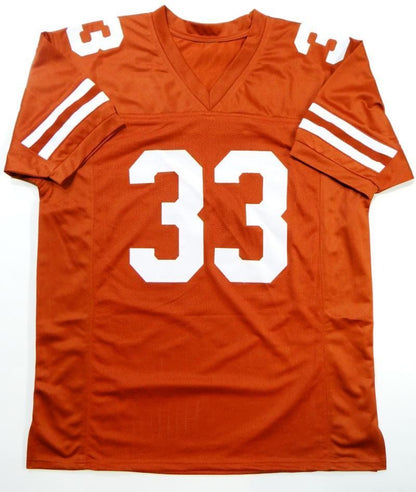D'onta Foreman Autographed Orange College Style Jersey