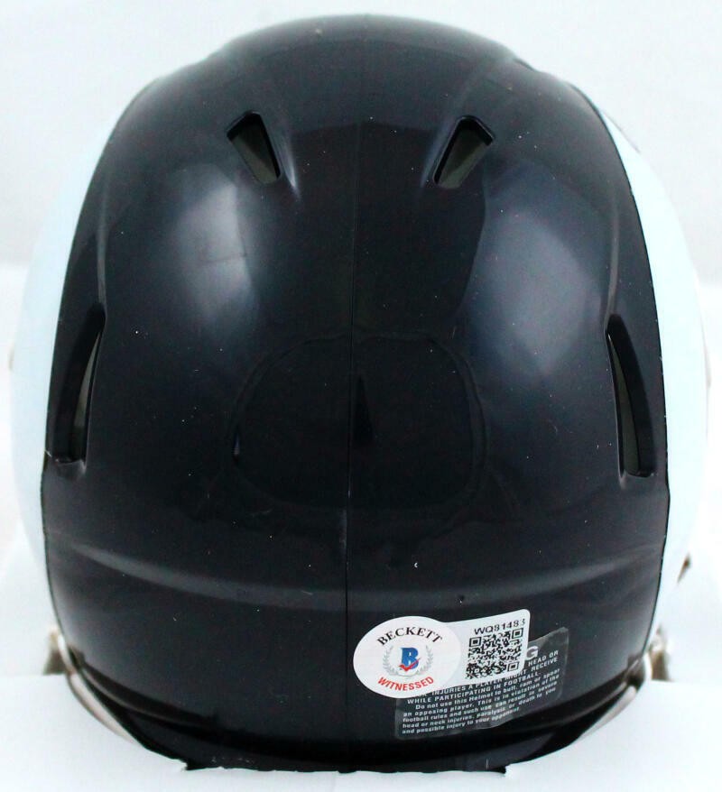 Cam Akers Autographed Los Angeles Rams Black Speed Mini Helmet