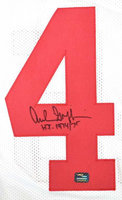 Archie Griffin Autographed Ohio State Buckeyes Custom White Stat Jersey