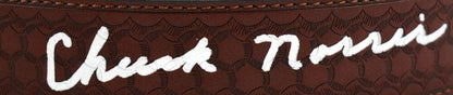 Chuck Norris Autographed Belt with Star Buckle