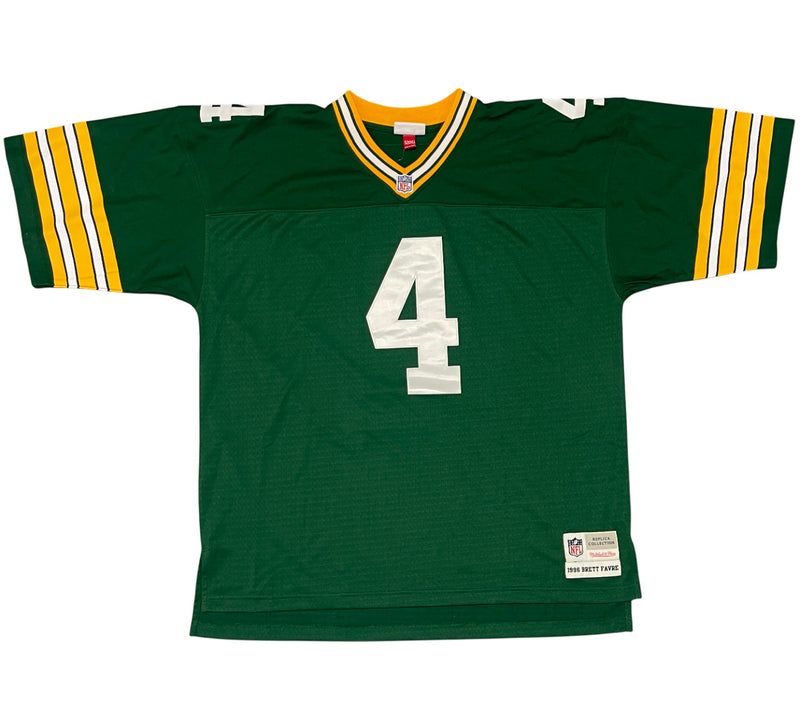 Brett Favre Signed Green Bay Packers Mitchell & Ness Jersey Upper Deck COA