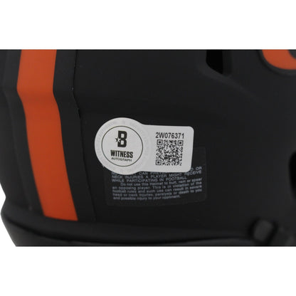 Jimmy Johnson Miami Hurricanes Eclipse Speed Mini Helmet Autographed