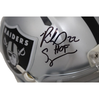 Richard Seymour Signed Las Vegas Raiders Mini Helmet (HOF Inscription)