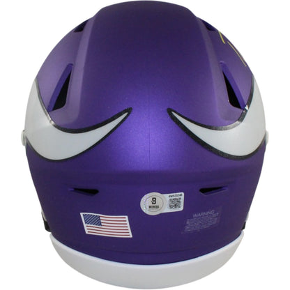 Randy Moss Autographed Minnesota Vikings Mid-Size Helmet