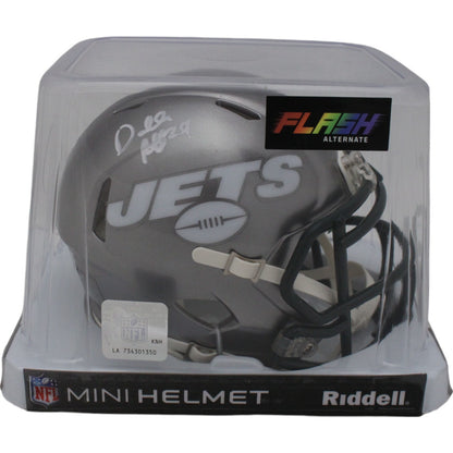 Darrelle Revis Signed New York Jets Flash Mini Helmet