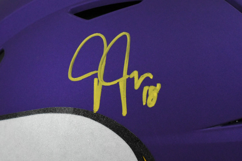 Justin Jefferson Autographed Minnesota Vikings SpeedFlex Helmet
