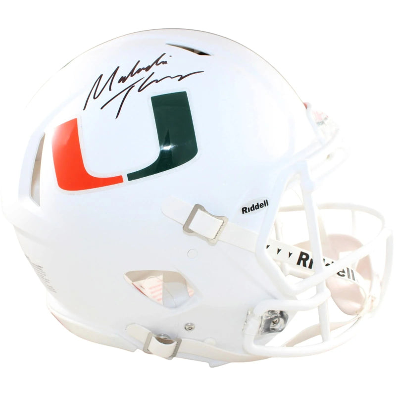 Toney Malachi Signed Miami Hurricanes Proline Helmet