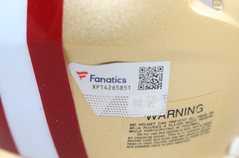 Christian McCaffrey Autographed San Francisco 49ers Mini Helmet