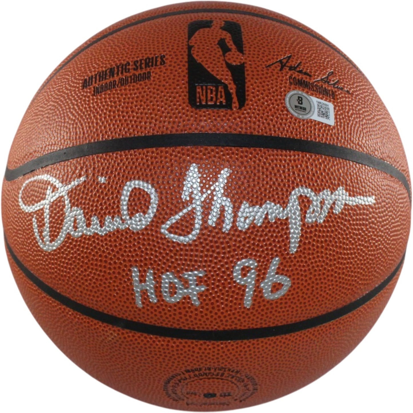 David Thompson Autographed Denver Nuggets Wilson Basketball (HOF 96)