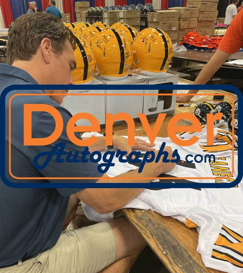 Alan Faneca Signed Pittsburgh Steelers Pro Style White Jersey