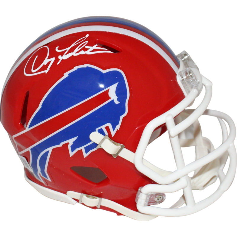 Doug Flutie Autographed Buffalo Bills Throwback Mini Helmet