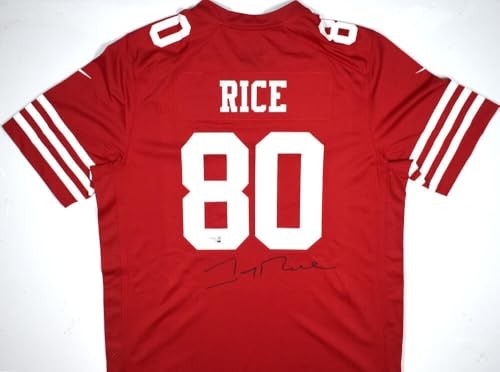 Jerry Rice Autographed San Francisco 49ers Black Nike Jersey