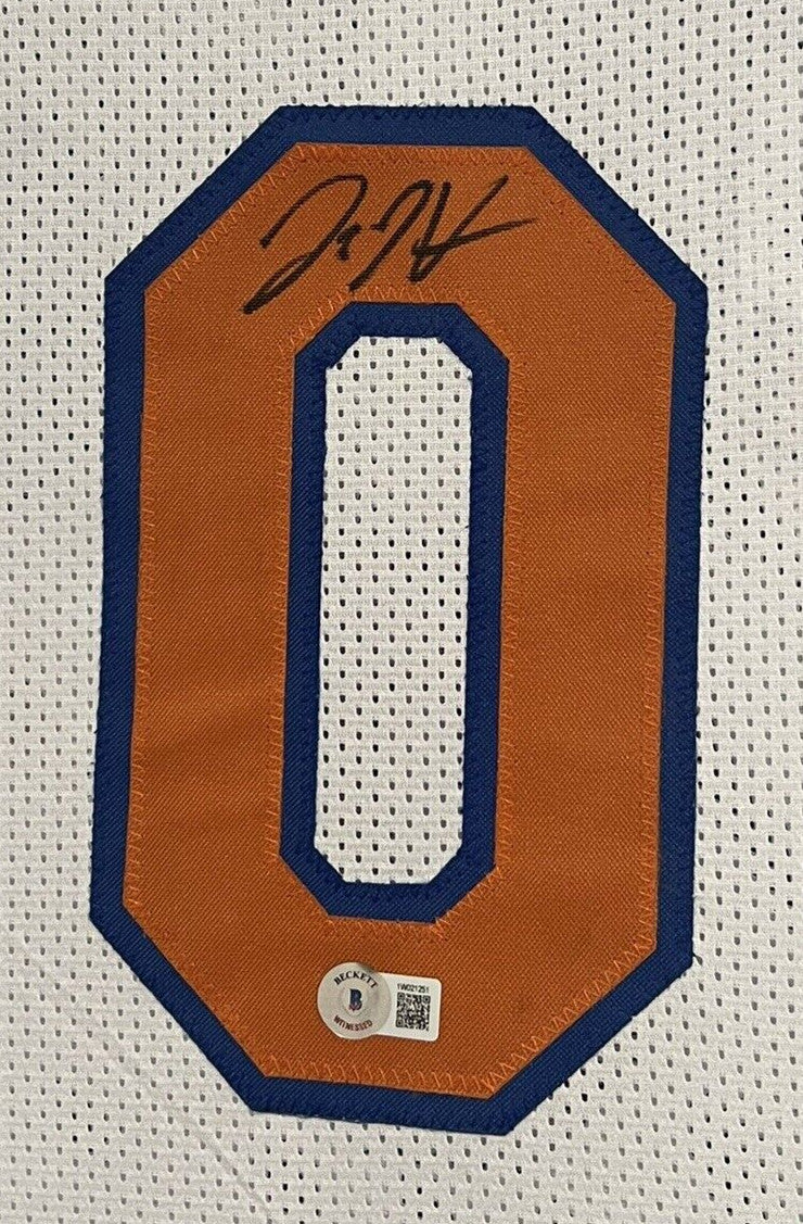 Donte DiVincenzo New York Knicks Signed Custom Jersey Beckett BAS COA