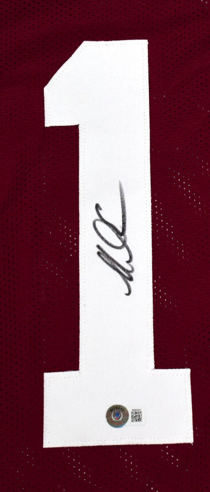 Mike Evans Autographed Texas A&M Aggies Maroon Custom Jersey
