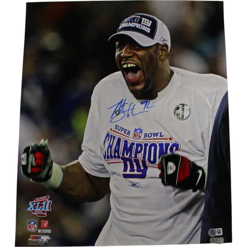 Michael Strahan Autographed New York Giants 16x20 Photo
