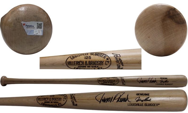 Johnny Bench Autographed Cincinnati Reds Blonde Game Model Baseball Bat