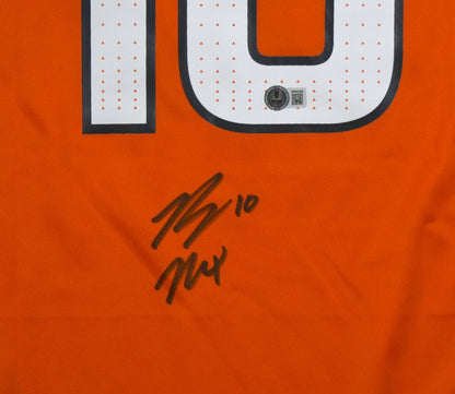 Bo Nix Autographed Denver Broncos Orange Nike Jersey