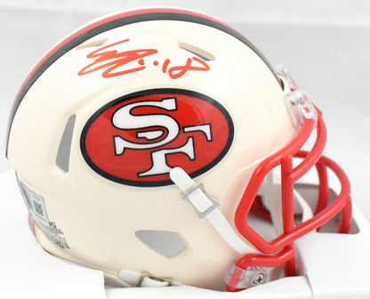 Eddie Pineiro Signed San Francisco 49ers Retro Speed Mini Helmet