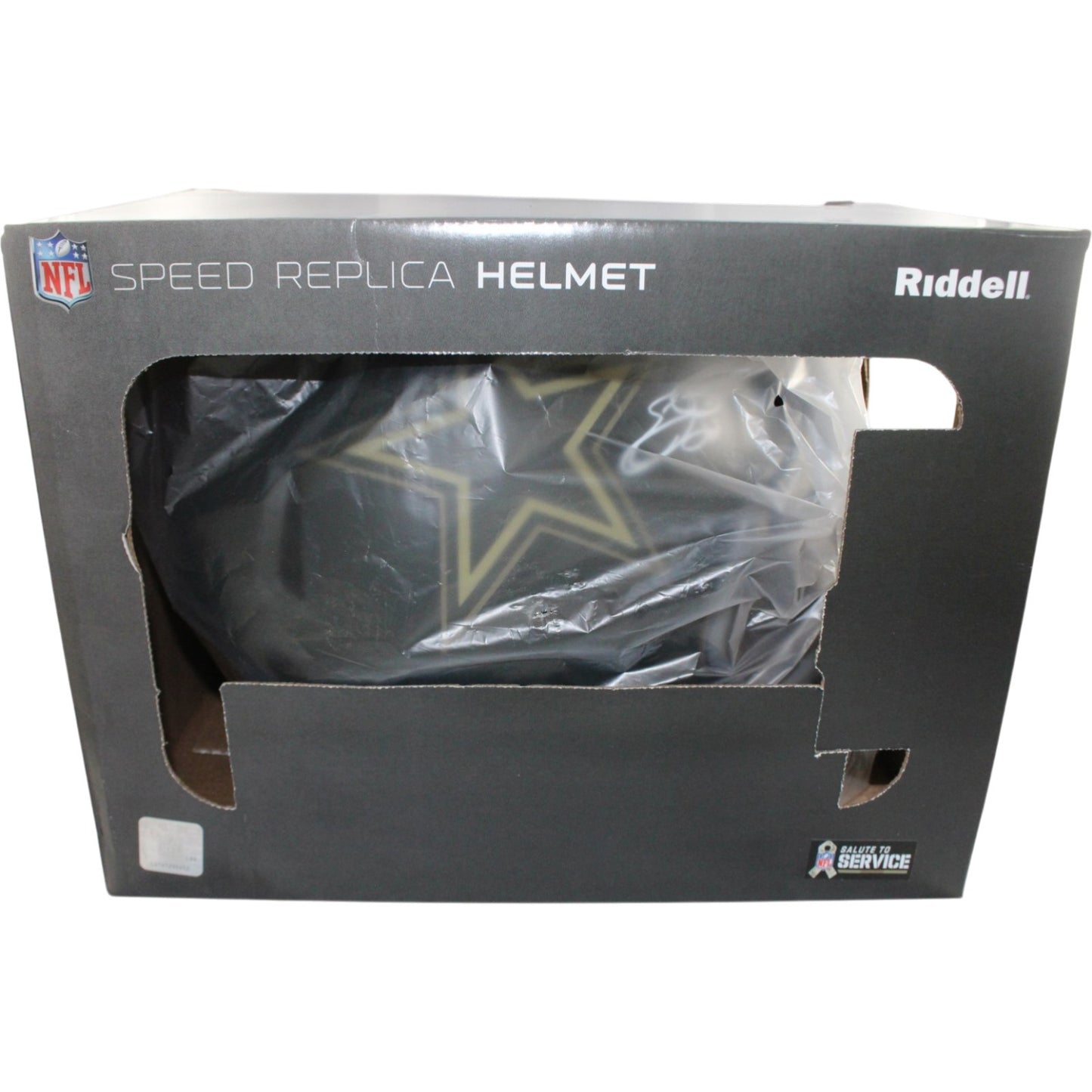 Emmitt Smith Dallas Cowboys Autographed 2025 Salute to Service Full Size Helmet