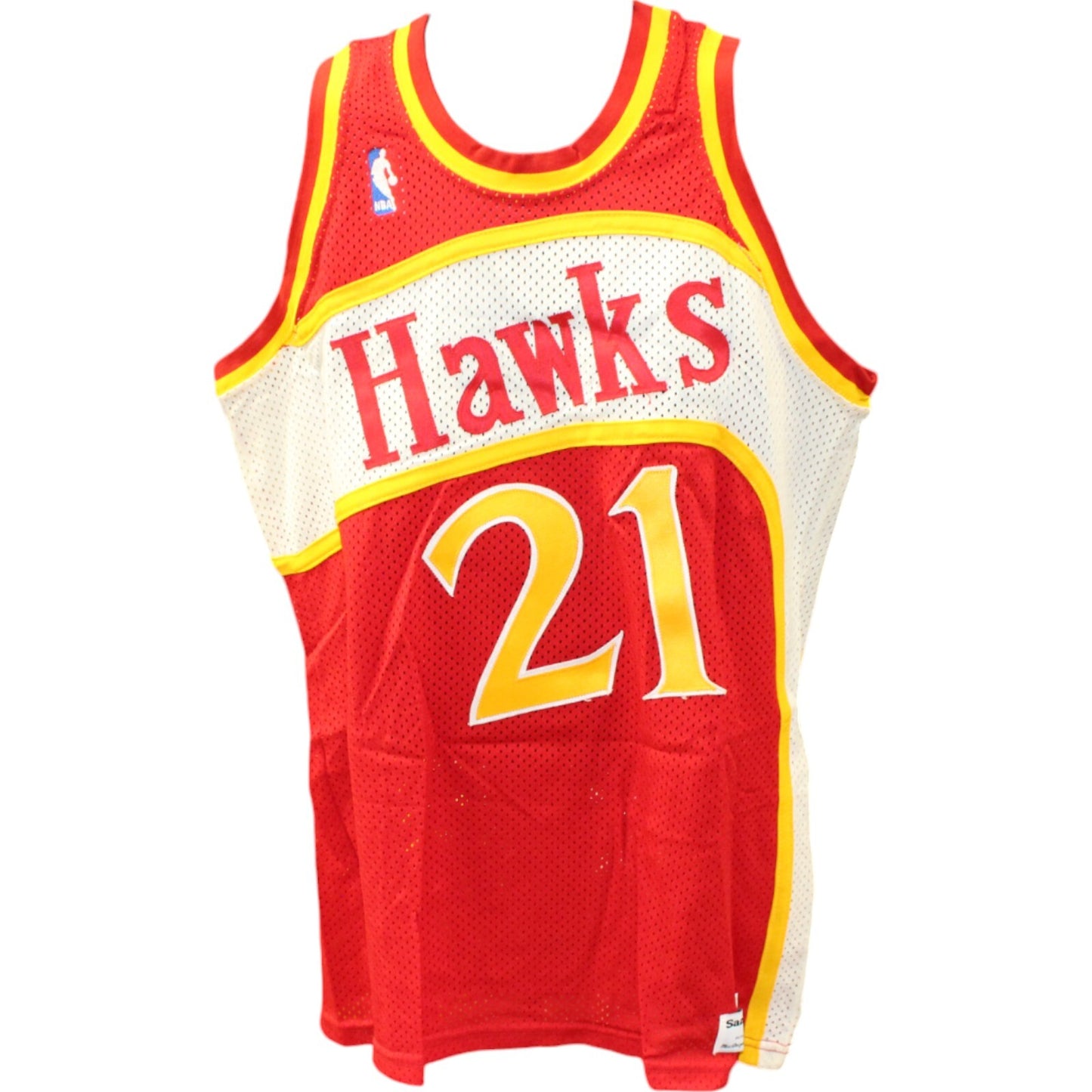 Dominique Wilkins Signed Atlanta Hawks Red Sand Knit Jersey