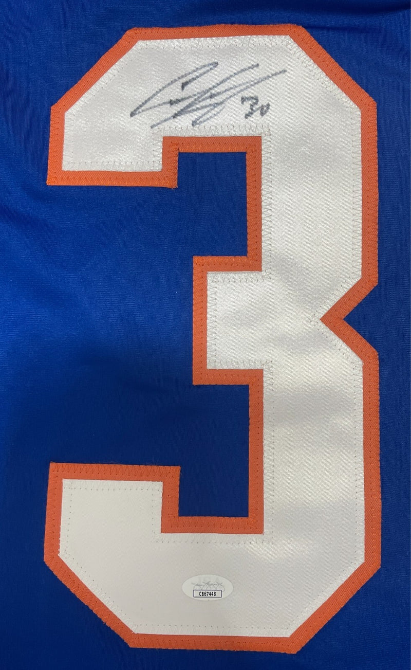 Ilya Sorokin Autographed New York Islanders Custom Hockey Jersey (JSA)
