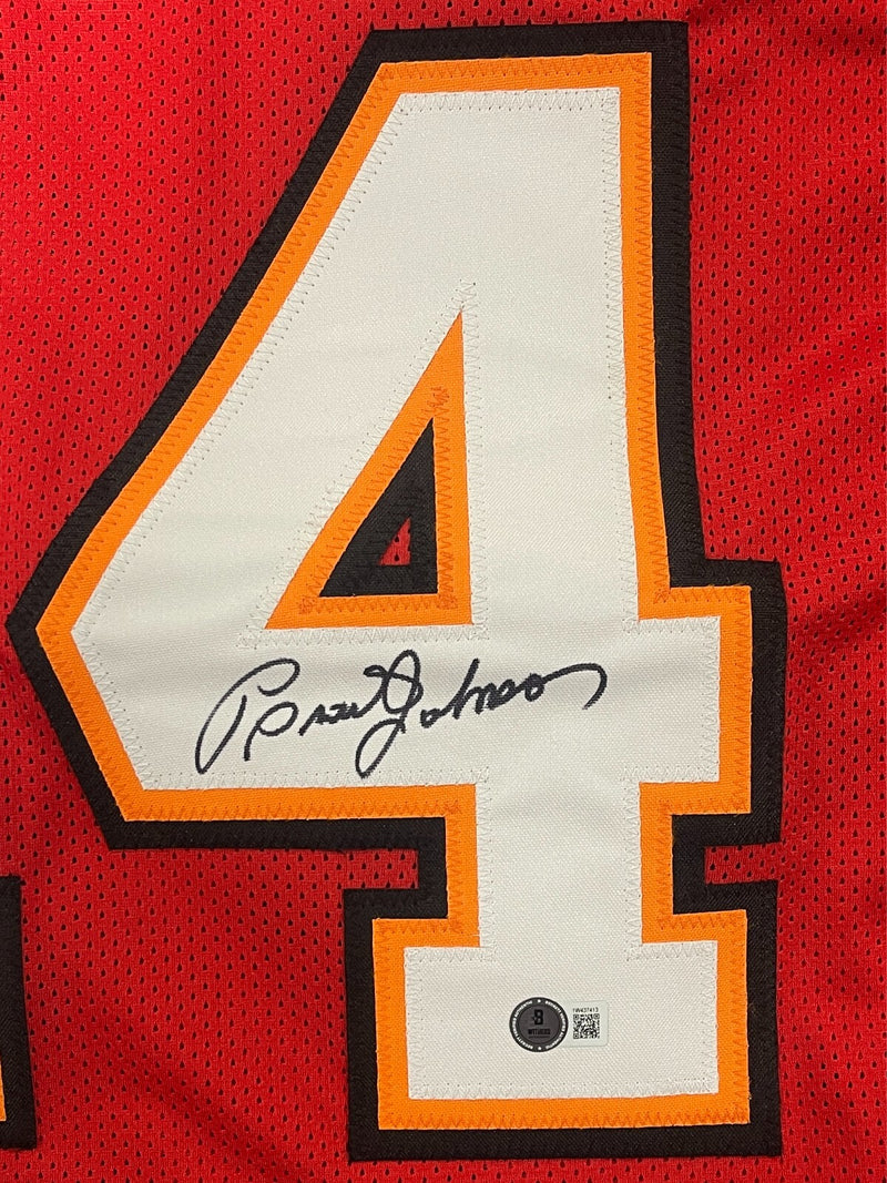 Brad Johnson Signed Tampa Bay Buccaneers Custom Football Jersey